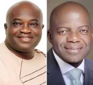 Okezie Ikpeazu (L), and Alex Otti