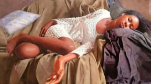 Hyperrealist art by Nigerian artist Oresegun Olumide