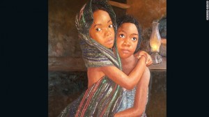 Hyperrealist art by Nigerian artist Oresegun Olumide