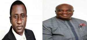 Uchechukwu Sampson Ogah (L) and Okezie Ikpeazu
