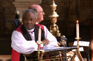 Most Rev Bishop Michael Curry delivered a sermon during the Royal Wedding, 19 May 2018