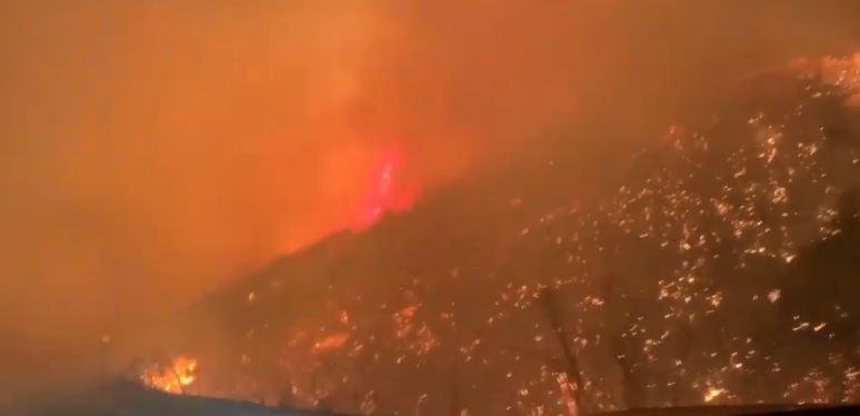 California's Japatul Valley Fire, September 2020