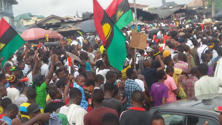 Biafra - The Indigenous People of Biafra on a Peaceful Protest in Owerri, 13 Nov. 2015