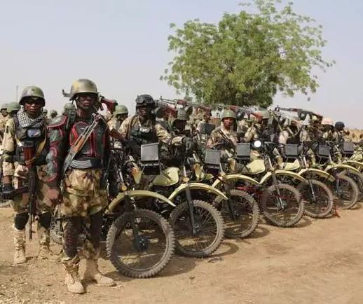 Nigeria army motorbike battalion