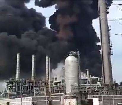 Mexico oil factory blast, 20 April 2016