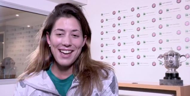 Garbine Muguruza, the winner of ladies 2016 French Open