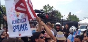 #DemocracySpring @ DNCinPHL, 25 July 2016