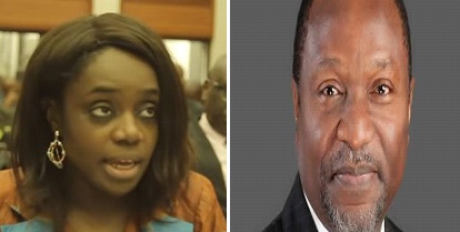 Kemi Adeosun (L) and Udoma Udo Udoma