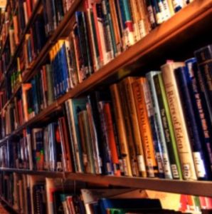 Books in a shelf
