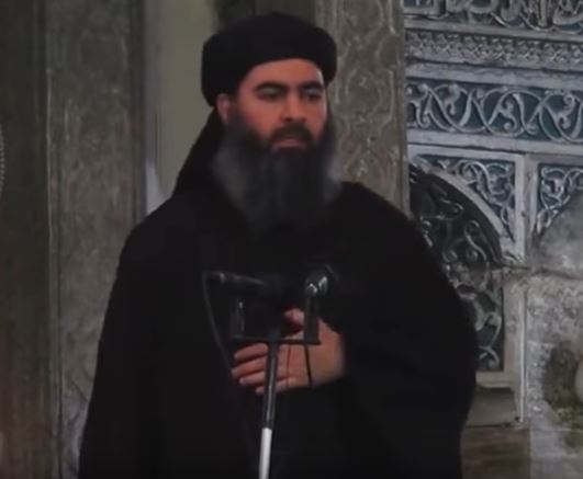 Abu Bakr al-Baghdadi, the leader of a notorious terrorist organization known as Daesh [ISIS]