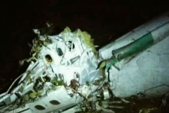 Colombia plane crash with Brazilian soccer team "Chapecoense", 29 November 2016