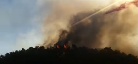 Massive fires raging across Haifa, Israel, 24 November 2016