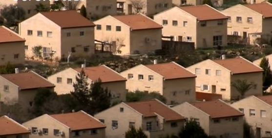 The settlements built by Israel
