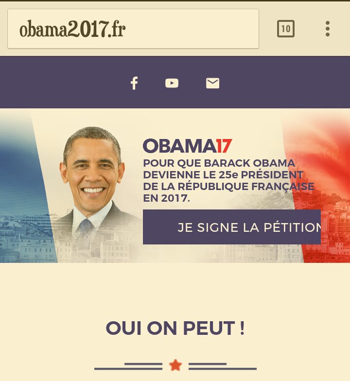 Barack Obama. (Twitter/obama2017.fr)