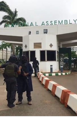 Personnel of Nigeria's State Security Services (SSS).