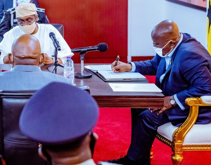 Nigeria's Speaker of House of Reps meets Ghanaian President
